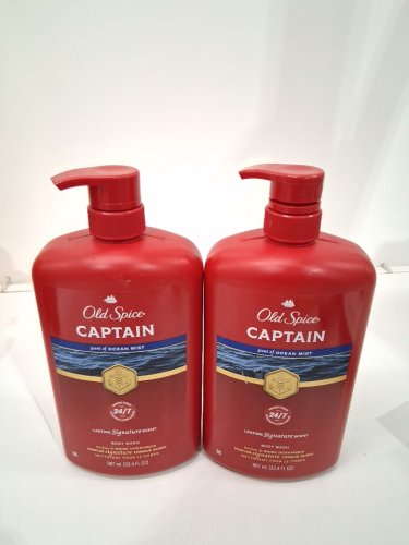 2PK OLD SPICE CAPTAIN BODY WASH - OCEAN MIST - 987ML/EACH image 2