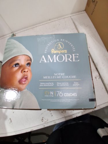 76PK pampers amore fragrance free diaper - size newborn image 4