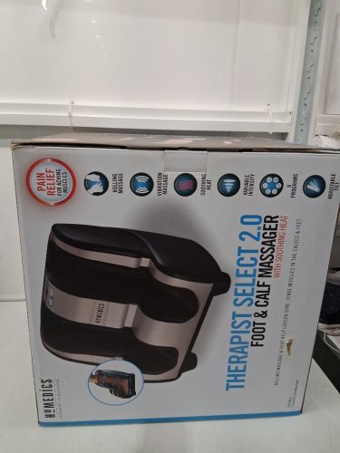 HoMedics Therapist Select 2.0 HEATED Foot & Calf Massager WITH Adjustable Tilt AND Washable liners - 120V - BRONZE (Model: FMS-500HJ) image 2