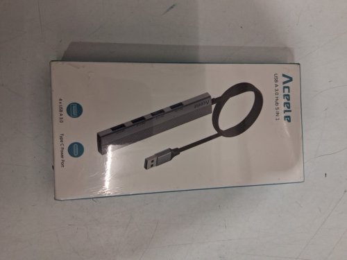 aceele usb-a 3.0 hub 5-in-1 - grey (model: AC01-00073) image 2