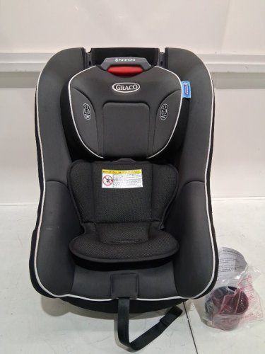 Graco Contender 65 Convertible Car Seat with Rear‑to‑Forward 5‑Point Harness (5–65 lb), No‑Rethread Simply Safe Adjust, Machine‑Washable Pad and Cup Holder - grey (MODEL : 2061867) image 3