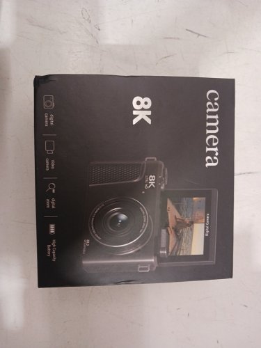 mypin 8K Digital Camera -  88MP WiFi Webcam Vlogging UHD Camera - 180°Flip Screen and 18X Digital Zoom - 32gb card - 2 batteries (model:hs0476) image 2