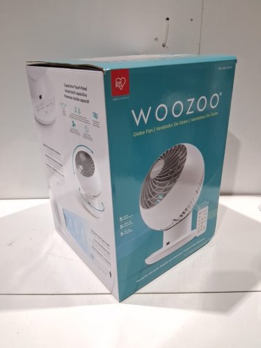 IRIS Woozoo 5-Speed OSCILLATING Globe Fan - 82FT RANGE - WHITE (Model: PCF-SC15T-CT/2354207) image 2