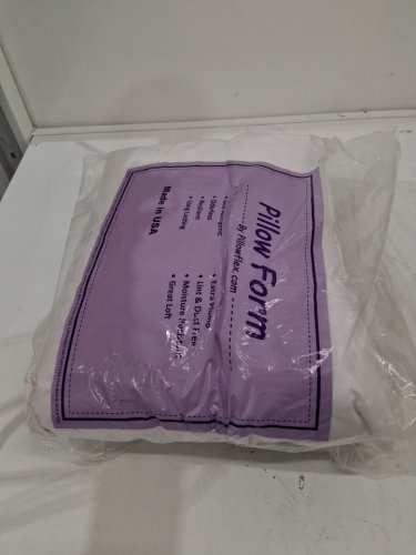 pillowflex pillow form insert - 12"x16" - white image 3