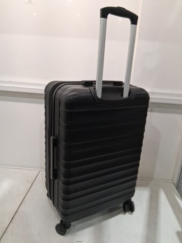 AMAZON BASICS HARDSHELL CARRY ON SPINNER SUITCASE LUGGAGE - 26" - BLACK image 5