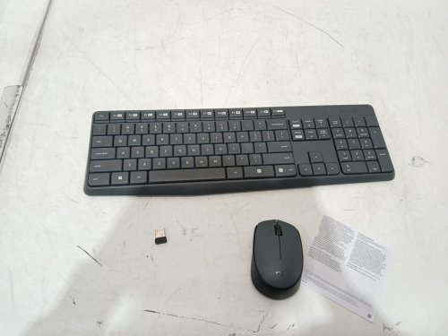 Logitech Wireless Keyboard and Mouse Combo - black (Model: MK235) image 3