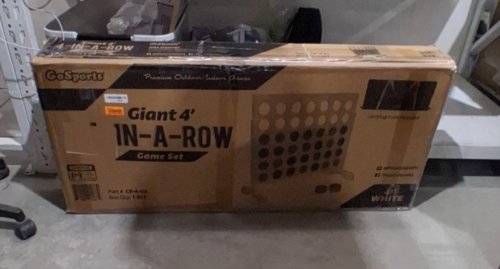 GOSPORTS GIANT 4-IN-A-ROW GAME SET - 4FT - WHITE (MODEL: 4" A ROW GAMES) image 4