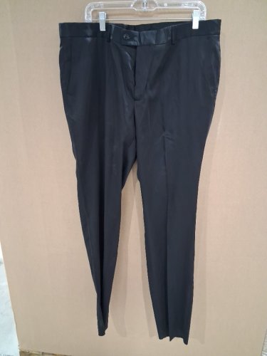 MEN'S ELEYSE slim fit straight leg dress pants - 40 - black image 2