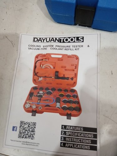 dayuantools radiator pressure tester kit - multicolor image 4