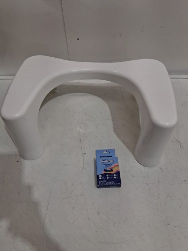 Squatty Potty the original Simple Toilet/bathroom Stool  with flushable wipes - 7" x 18" - WHITE (MODEL: SP-SIMPLE-OS) image 3