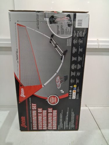 PENN EASY SET-UP BADMINTON SET WITH 4 RACKETS AND 2 SHUTTLECOCKS - 5FT 1" X 15FT - (MODEL: 1819476) image 4