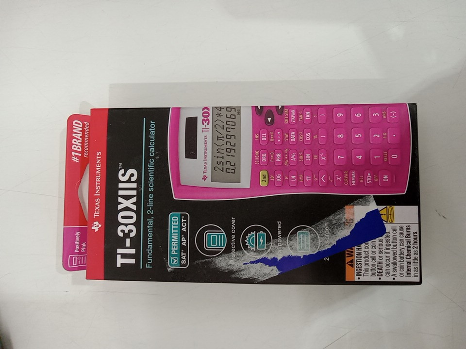 texas instruments fundamental scientific calculator - 2-line display - Pink (model: TI-30XIIS) image 2