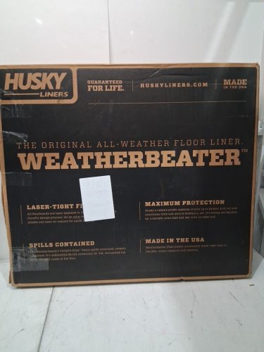 Husky Liners Weatherbeater Floor Mat - Fits 2015-2020 Cadillac Escalade; Chevrolet Tahoe; GMC Yukon w/2nd Row Bench Seat | 3rd Row - black - (model: 19311) image 3