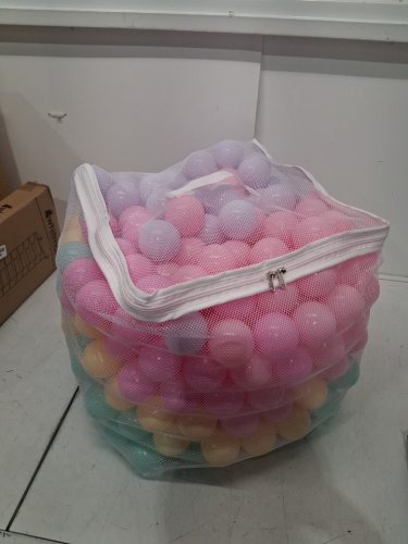 400PK AMAZON BASICS BPA FREE PLASTIC BALL PIT BALLS WITH STORAGE BAG - 2.3" image 3