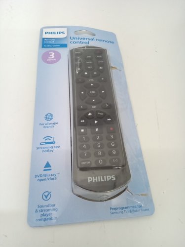 PHILIPS 3 DEVICE UNIVERSAL TV REMOTE - BLACK (MODEL: srp4322b/27) image 2