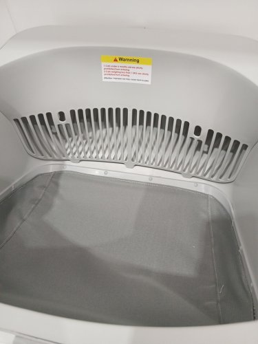OPEN-TOP SMART AUTOMATIC CAT LITTER BOX with mat & garbage bag - GREY / WHITE image 5
