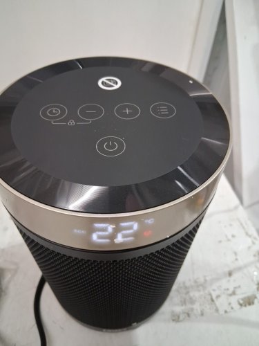 dreo compact digital space heater with remote control - 1500w - gold (model: dr-hsh006) image 4