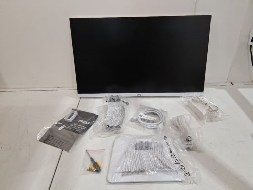MSI PRO MP273QW E2 AMZ COMPUTER MONITOR WITH BUILT IN SPEAKERS - 27" - QHD - 100HZ - IPS - WHITE image 6