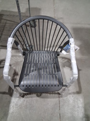 Sunvilla Commercial Stacking Bistro Chair - 30.5" - grey image 2