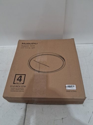 4PK Huguzili Dimmable Flush Mount Ceiling Light - 15.8" - 2700K-6500K - white image 2