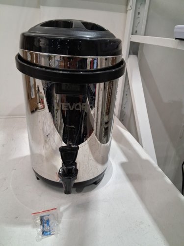 VEVOR STAINLESS STEEL THERMO INSULATED BEVERAGE DISPENSER WITH SPIGOT - 9.2L CAP - SILVER/BLACK (MODEL: WNS-D3) image 3