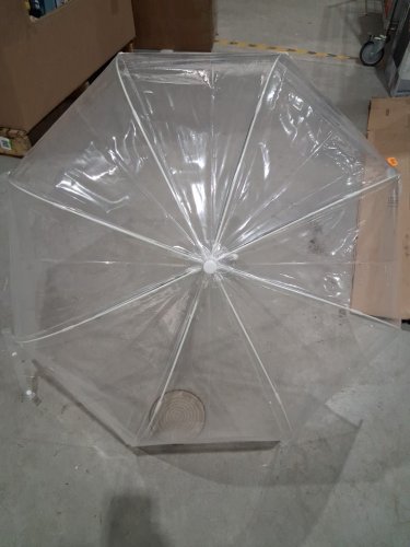 amazon basics round bubble umbrella - 34.5" - clear (model: EP-POE-01A) image 3