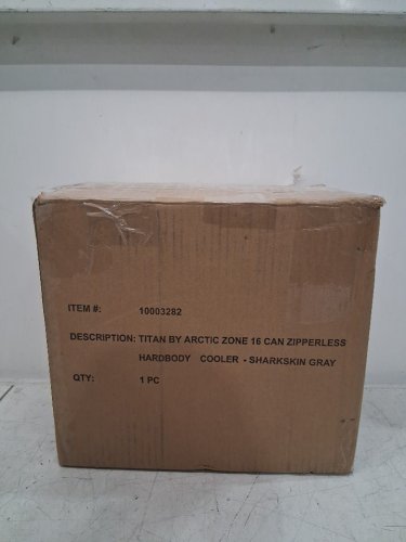 Titan no zipper Deep Freeze Cooler lunch Box -  8L/16 Cans - Grey image 2