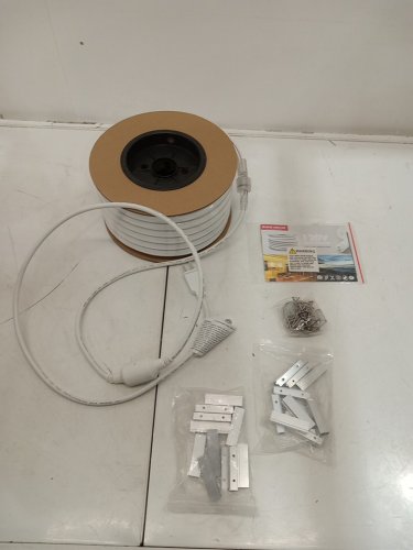 SHINE DECOR LED ROPE LIGHTS AC 120V, CONNECTABLE & CUTTABLE DOTLESS 120LEDS/M ECO NEON STRIP LIGHTING, ETL IP65 WATERPROOF & WEATHER-RESISTANT FOR HOME COMMERCIAL, 2500K - 65.6FT - WARM WHITE image 3