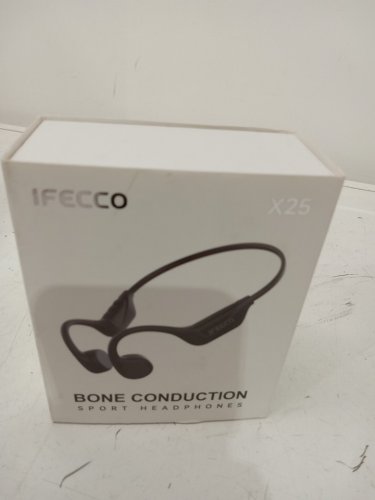 IFECCO Bone Conduction Bluetooth Wireless Headphones with Microphone - Blue (Model: X25) image 2