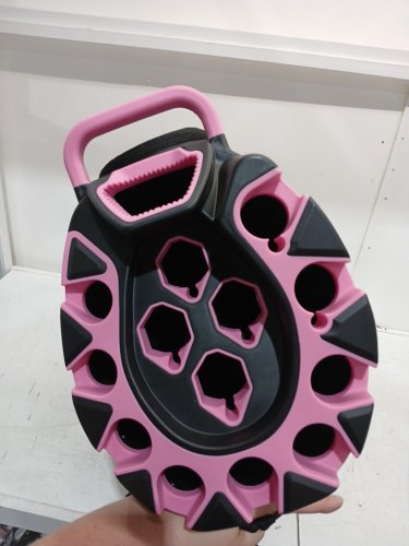Molded Lock Top Golf Cart Bag with 14-Way Full Length Dividers and 11 Pockets - 35.5" - pink (model: SP38456PI) image 3