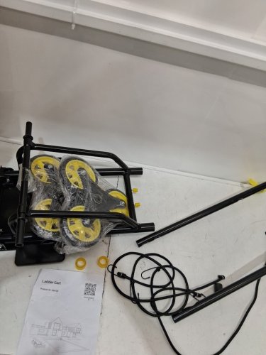 garvee heavy duty stair climber - 440lbs capacity - black/yellow (model: pls-333j15qv) image 4