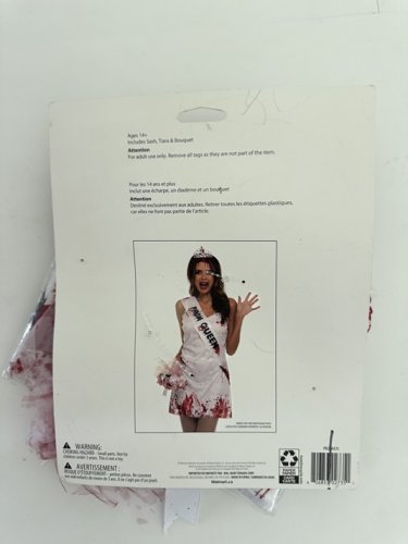 ADULT WAY TO CELEBRATE BLOODY PROM QUEEN KIT - O/S - WHITE/RED image 3