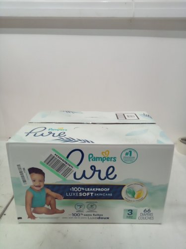 66PK Pampers Pure 100% leakproof Protection Disposable Baby Diapers - Size 3 image 2
