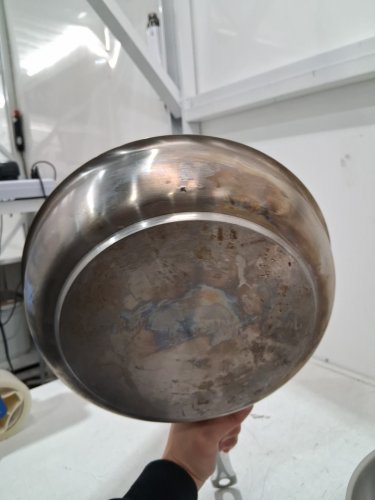 3PC stainless steel frying pan set -12",10",8.5" - silver (model: FPSS1908031) image 4