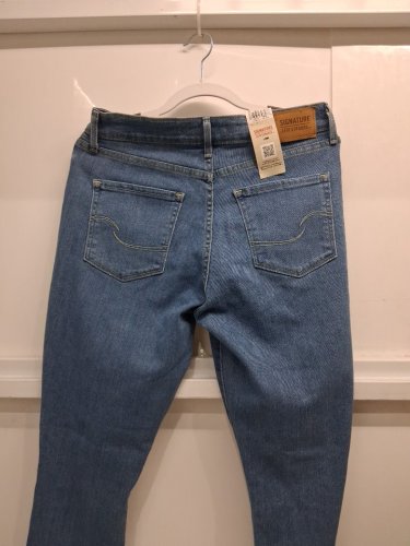 Women's Levi Strauss Signature High Rise Skinny Jeans - 30W x 30L - Washed Blue (Style: 5221-3256) image 4