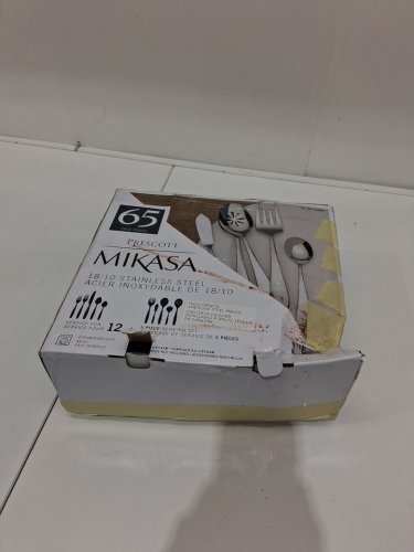55PC MIKASA CUTLERY SET - STAINLESS STEEL (MODEL: 1008085) image 2