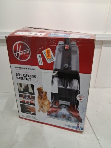 HOOVER POWER SCRUB DELUXE CARPET CLEANER/SHAMPOOER - RED (MODEL: FH50150VCD) image 2