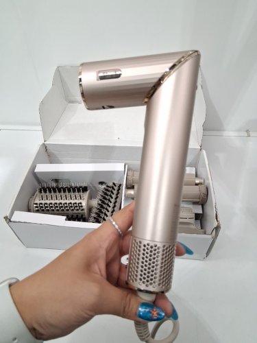 SHARK FLEXSTYLE AIR STYLING & DRYING SYSTEM WITH 5 ATTACHMENTS - STONE/ROSE GOLD (MODEL:HD430C) image 9