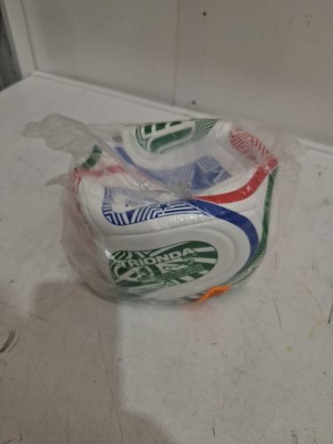 adidas World Cup Soccer Ball - size 5 - white/solar blue/red/flash lime (model: JD8021/KWD03) image 2