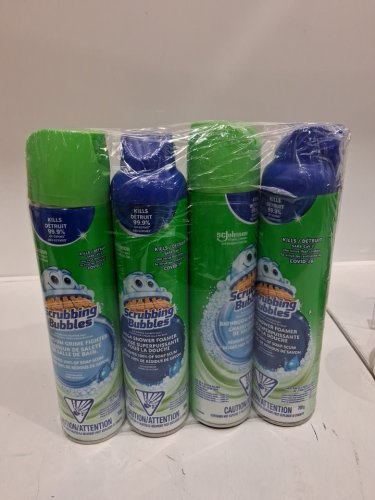 4PC SCRUBBING BUBBLES MEGA SHOWER FOAMER AND BATHROOM GRIME FIGHTER - 708G EACH image 3
