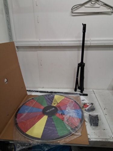 Spinning Prize Wheel with a Dry Erase, Marker, and stand - 24" - multicolored (model: ZP-24T-V2) image 3