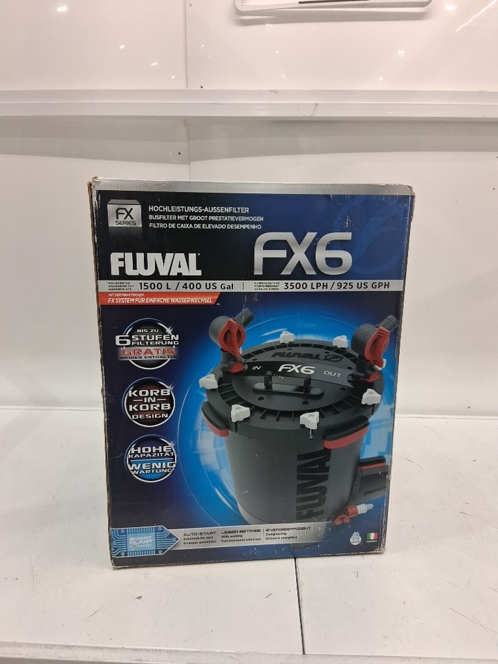 FLUVAL FX6 CANISTER FILTER FOR AQUARIUMS - 400GAL - BLACK (MODEL: A219) image 2