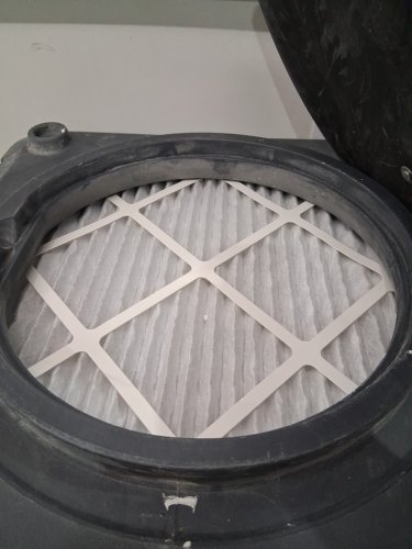 air scrubber with 3 stage hepa filtration - 800cfm - merv 10 filters - 24.2" x 23.5" x 15.9" - grey (model: zhp2302-550) image 5
