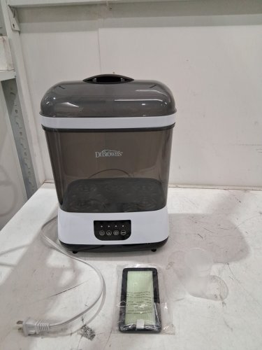 DR. BROWN'S CLEAN STEAM BABY BOTTLE & PACIFIER STERILIZER AND DRYER - WHITE (MODEL: ‎AC177-WEB) image 3