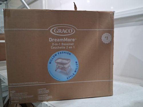 GRACO DREAMMORE BEDSIDE BASSINET - WILLOW/WHITE/GREY (MODEL : 2211115) image 9