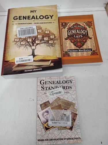 3PC (Paperback) Genealogy Book Set with Standards, Lists, and Workbook by Various Authors image 2