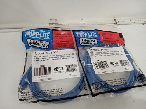 2 TRIPP-LITE USB 3.0 Extension Cable - 6ft - Blue (Model: U324-006) image 2
