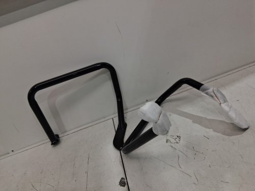 2PC  Rear Saddlebag Guard Rail Crash Bar- BLACK image 3