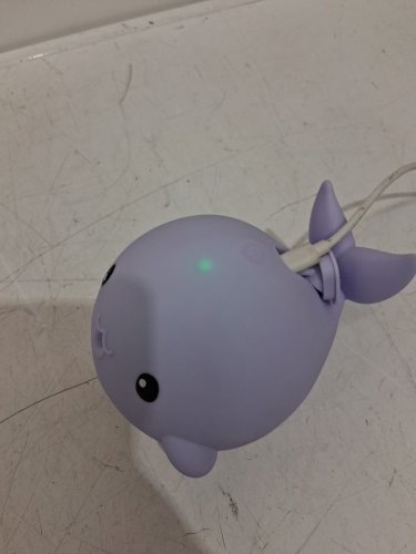 zloojnnwater baby bath whale fountain toy - purple - (model: wt106) image 3