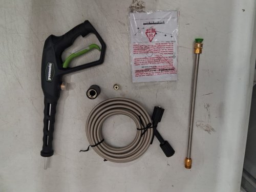 Greenworks Electric Pressure Washer Replacement Gun and Hose Kit - 2000PSI - 1.2GPM - Green/Black (Model: 5209502CO) image 2